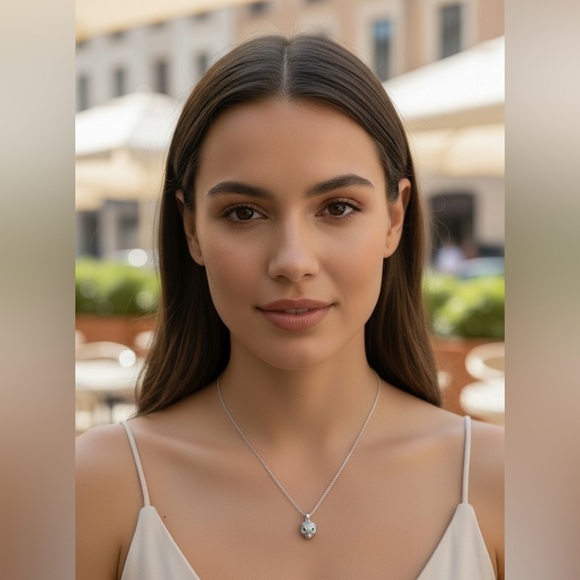 🩵Low Start🩵 Kurt Geiger 18” Silver Chain with Eagle Pendant and Dust Bag NWT - Picture 4 of 6